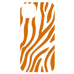 Orange Zebra Vibes Animal Print   Iphone 14 Plus Black Uv Print Case by ConteMonfrey