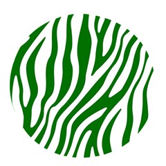 Dark Green Zebra Vibes Animal Print Pop Socket