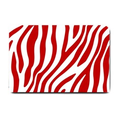 Red Zebra Vibes Animal Print  Small Doormat by ConteMonfrey