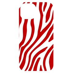 Red Zebra Vibes Animal Print  Iphone 14 Black Uv Print Case by ConteMonfrey
