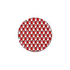 Red And White cat Paws Golf Ball Marker (10 pack)