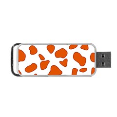 Orange Cow Dots Portable Usb Flash (two Sides) by ConteMonfrey