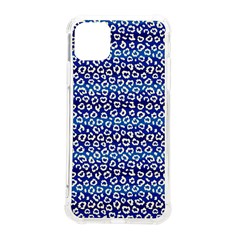 Animal Print - Blue - Leopard Jaguar Dots Small  Iphone 11 Pro Max 6 5 Inch Tpu Uv Print Case by ConteMonfrey