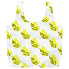 Yellow Butterflies On Their Own Way Full Print Recycle Bag (xl) by ConteMonfrey