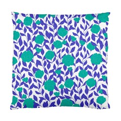 Green Flowers On The Wall Standard Cushion Case (two Sides) by ConteMonfrey