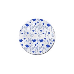 Blue Classy Tulips Golf Ball Marker (4 Pack) by ConteMonfrey
