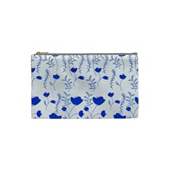 Blue Classy Tulips Cosmetic Bag (small) by ConteMonfrey