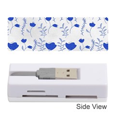 Blue Classy Tulips Memory Card Reader (stick) by ConteMonfrey