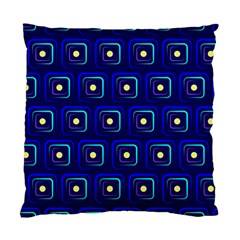 Blue Neon Squares - Modern Abstract Standard Cushion Case (one Side) by ConteMonfrey