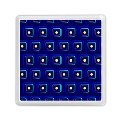 Blue Neon Squares - Modern Abstract Memory Card Reader (square) by ConteMonfrey