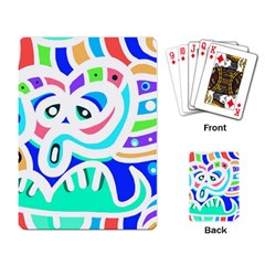 Crazy Pop Art - Doodle Animals   Playing Cards Single Design (rectangle) by ConteMonfrey