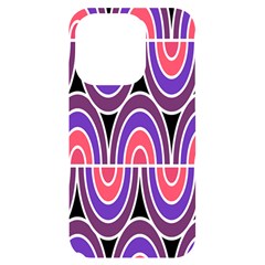 Pink, Blue, Black, Purple Tones Pop Art  Iphone 14 Pro Black Uv Print Case by ConteMonfrey