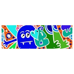 Crazy Pop Art - Doodle Buddies  Banner And Sign 12  X 4 