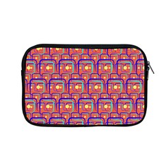 Pink Yellow Neon Squares - Modern Abstract Apple Macbook Pro 13  Zipper Case by ConteMonfrey