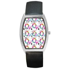 Manicure Barrel Style Metal Watch by SychEva