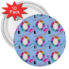 Manicure 3  Buttons (10 Pack)  by SychEva