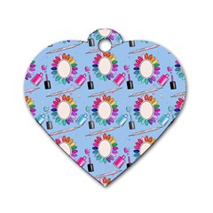 Manicure Dog Tag Heart (Two Sides)