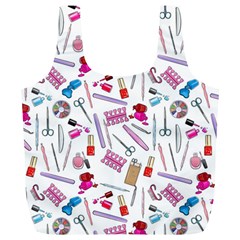 Manicure Nail Full Print Recycle Bag (xl) by SychEva