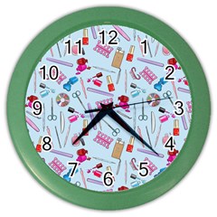 Manicure Nail Color Wall Clock by SychEva