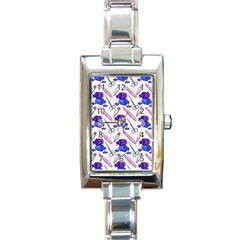 Manicure Rectangle Italian Charm Watch by SychEva