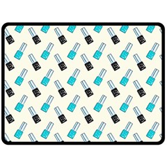 Nails Two Sides Fleece Blanket (large) by SychEva