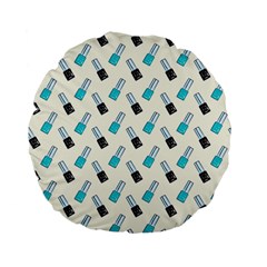 Nails Standard 15  Premium Flano Round Cushions by SychEva