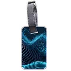 Technology Computer Background Luggage Tag (two Sides)