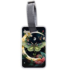 Flower Mot Moon Star Planet Luggage Tag (one Side) by Simbadda