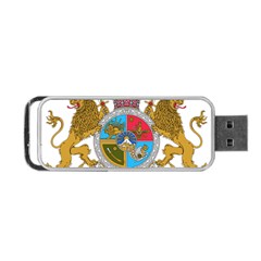 Imperial Coat Of Arms Of Iran, 1932-1979 Portable Usb Flash (two Sides) by abbeyz71