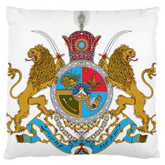 Imperial Coat Of Arms Of Iran, 1932-1979 Standard Premium Plush Fleece Cushion Case (two Sides) by abbeyz71