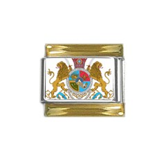 Imperial Coat Of Arms Of Iran, 1932-1979 Gold Trim Italian Charm (9mm) by abbeyz71