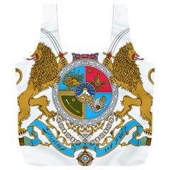 Imperial Coat Of Arms Of Iran, 1932-1979 Full Print Recycle Bag (xxl)