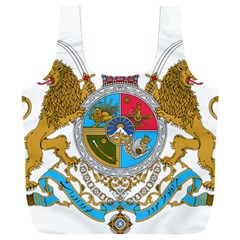 Imperial Coat Of Arms Of Iran, 1932-1979 Full Print Recycle Bag (xxxl) by abbeyz71