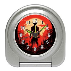 Demon Halloween Travel Alarm Clock