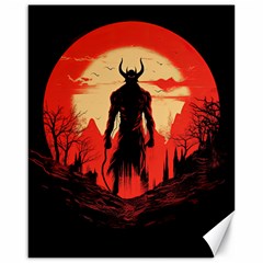 Demon Halloween Canvas 16  x 20 