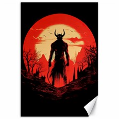 Demon Halloween Canvas 20  x 30 