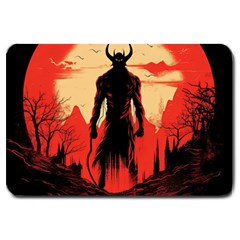 Demon Halloween Large Doormat