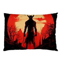 Demon Halloween Pillow Case (two Sides)
