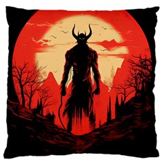 Demon Halloween Large Cushion Case (Two Sides)