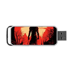 Demon Halloween Portable USB Flash (Two Sides)