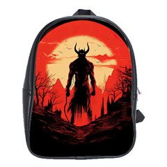 Demon Halloween School Bag (XL)