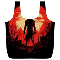 Demon Halloween Full Print Recycle Bag (XL)