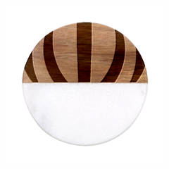 Emblem Of Iran  Classic Marble Wood Coaster (round)  by abbeyz71