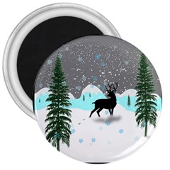 Rocky Mountain High Colorado 3  Magnets by Amaryn4rt