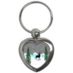 Rocky Mountain High Colorado Key Chain (Heart) Front