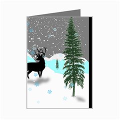 Rocky Mountain High Colorado Mini Greeting Card by Amaryn4rt