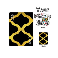 Seamless Gold Pattern Playing Cards 54 Designs (mini) by Amaryn4rt