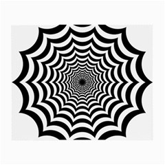 Spider Web Hypnotic Small Glasses Cloth by Amaryn4rt