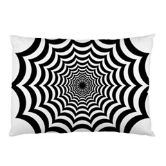 Spider Web Hypnotic Pillow Case (two Sides) by Amaryn4rt