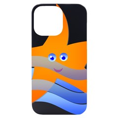Beach Sea Shell Swimming Iphone 14 Pro Max Black Uv Print Case by Amaryn4rt